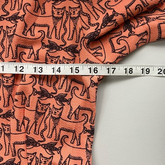 Compania Fantastica Dress NWT Cats Fish M ModCloth Novelty Print Fit and Flare - Picture 11 of 13